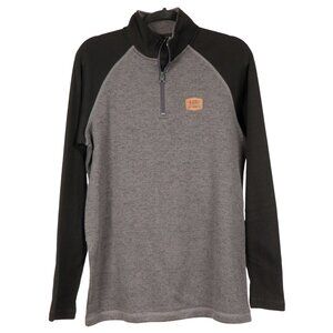 Alaska Sweatshirt S Adult 1/4 Zip Gray Black Last Frontier Pullover Souvenir